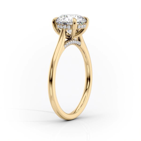 The Natalie Set With A 1.5 Carat Pear Lab Diamond For Discount