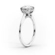 The Natalie Set With A 1 Carat Round Lab Diamond Cheap