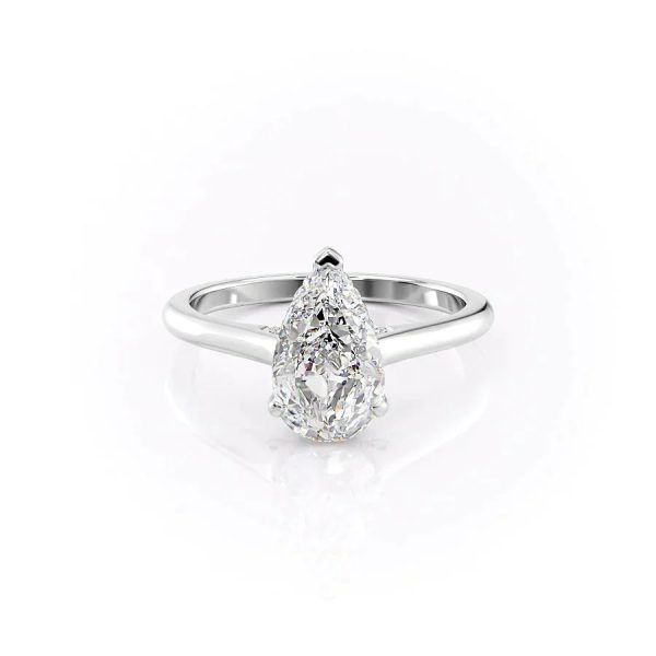 The Natalie Set With A 1 Carat Pear Lab Diamond Discount