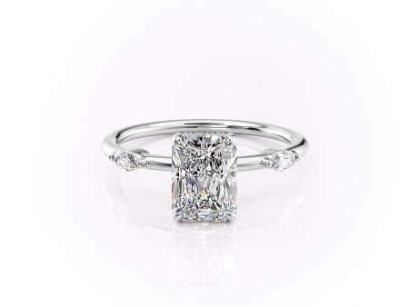 The Nicole Set With A 1.5 Carat Radiant Moissanite Discount