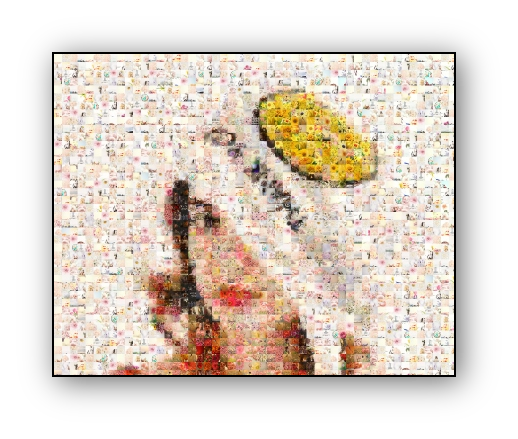 Photo Mosaic Canvas Print Hot on Sale